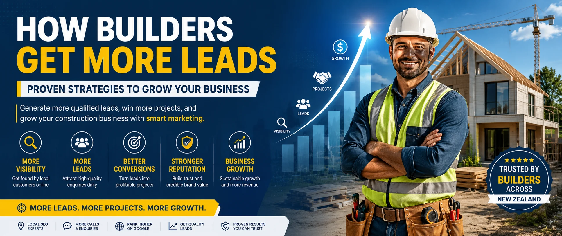 How builders get more leads with SEO and digital marketing strategies to grow construction business